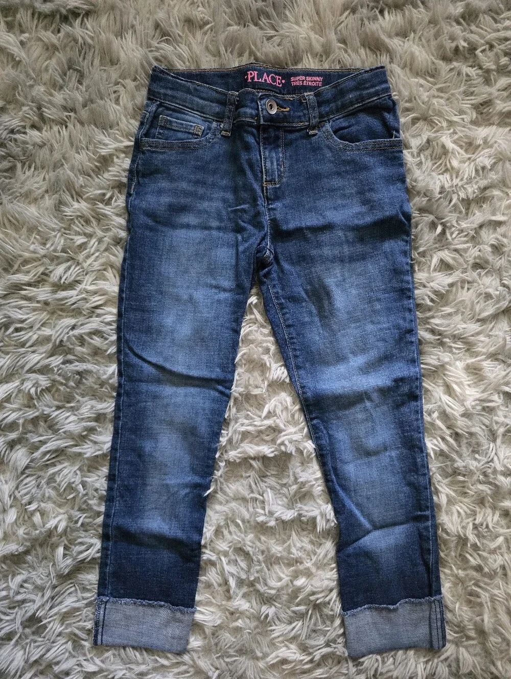 Children’s Place Girls Jeans Size 10 | Skinny Fit Denim Pants Adjustable Waist